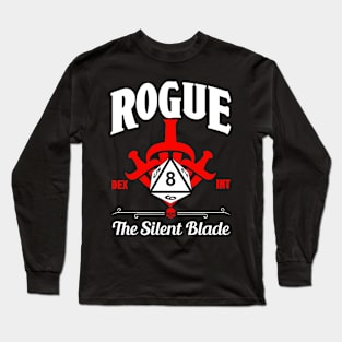 D&D Character Class Rogue Long Sleeve T-Shirt